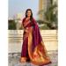 Picture of Charming Silk Saddle Brown Saree