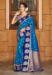 Picture of Nice Silk Dark Cyan Saree