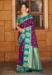 Picture of Alluring Silk Purple Saree