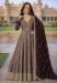 Picture of Ravishing Chiffon & Silk Brown Readymade Gown