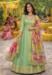 Picture of Lovely Silk Dark Sea Green Readymade Gown
