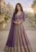 Picture of Alluring Georgette Plum Readymade Gown
