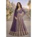 Picture of Alluring Georgette Plum Readymade Gown