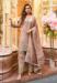 Picture of Admirable Silk Tan Straight Cut Salwar Kameez