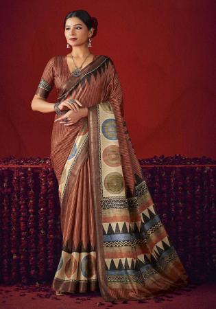 Picture of Amazing Silk Sienna Saree