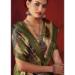 Picture of Exquisite Silk Dark Olive Green Saree