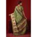 Picture of Exquisite Silk Dark Olive Green Saree