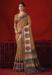 Picture of Magnificent Silk Saddle Brown Saree