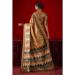 Picture of Magnificent Silk Saddle Brown Saree