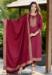 Picture of Superb Rayon Maroon Readymade Salwar Kameez