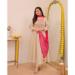 Picture of Bewitching Rayon Tan Readymade Salwar Kameez