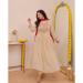 Picture of Bewitching Rayon Tan Readymade Salwar Kameez
