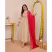 Picture of Bewitching Rayon Tan Readymade Salwar Kameez