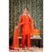 Picture of Admirable Rayon Orange Red Readymade Salwar Kameez