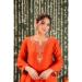 Picture of Admirable Rayon Orange Red Readymade Salwar Kameez