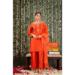 Picture of Admirable Rayon Orange Red Readymade Salwar Kameez