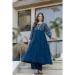 Picture of Radiant Rayon Navy Blue Readymade Salwar Kameez