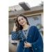 Picture of Radiant Rayon Navy Blue Readymade Salwar Kameez