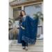 Picture of Radiant Rayon Navy Blue Readymade Salwar Kameez