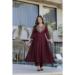 Picture of Charming Rayon Maroon Readymade Salwar Kameez