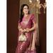 Picture of Splendid Georgette Pale Violet Red Saree
