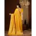 Picture of Wonderful Georgette Dark Golden Rod Saree