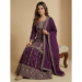 Picture of Beauteous Silk Purple Readymade Lehenga Choli
