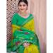 Picture of Alluring Silk Olive Saree