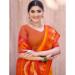 Picture of Grand Silk Crimson Saree