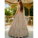 Picture of Statuesque Satin Rosy Brown Lehenga Choli