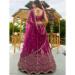 Picture of Splendid Satin Pink Lehenga Choli