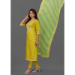 Picture of Exquisite Cotton Golden Rod Readymade Salwar Kameez