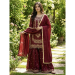 Picture of Marvelous Silk Maroon Readymade Salwar Kameez