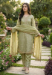 Picture of Ideal Silk Dark Khaki Readymade Salwar Kameez