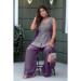 Picture of Enticing Georgette Purple Readymade Salwar Kameez