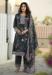 Picture of Chiffon Dark Slate Grey Readymade Salwar Kameez