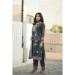 Picture of Chiffon Dark Slate Grey Readymade Salwar Kameez