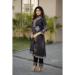 Picture of Marvelous Chiffon Black Readymade Salwar Kameez