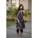 Picture of Marvelous Chiffon Black Readymade Salwar Kameez