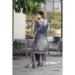 Picture of Good Looking Chiffon Slate Grey Readymade Salwar Kameez