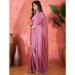 Picture of Taking Chiffon & Satin & Silk Plum Saree