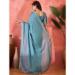 Picture of Ideal Chiffon & Satin & Silk Cadet Blue Saree
