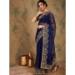 Picture of Beauteous Chiffon & Satin & Silk Midnight Blue Saree