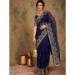 Picture of Beauteous Chiffon & Satin & Silk Midnight Blue Saree
