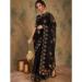Picture of Resplendent Chiffon & Satin & Silk Black Saree