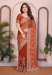 Picture of Alluring Silk Fire Brick Saree