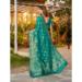 Picture of Stunning Silk Teal Saree