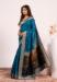 Picture of Pretty Silk Teal Saree