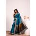 Picture of Pretty Silk Teal Saree