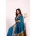 Picture of Pretty Silk Teal Saree